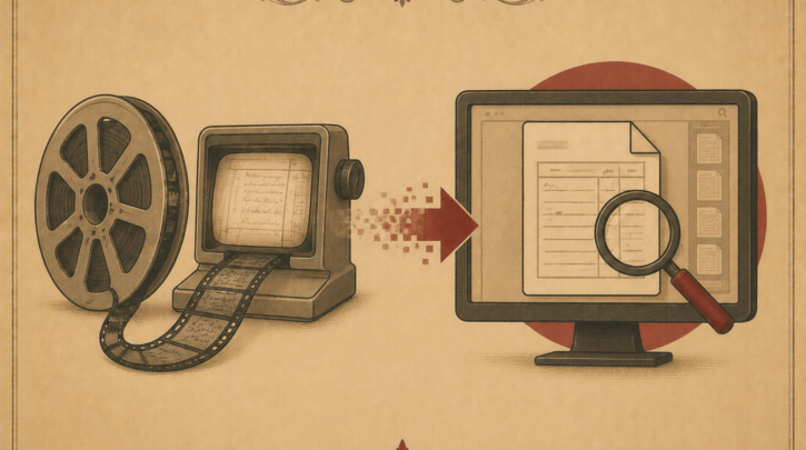 Illustration of using FamilySearch to access digitized Hungarian records