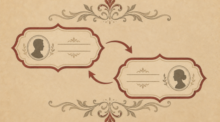Illustration of the Hungarian surname-first naming order