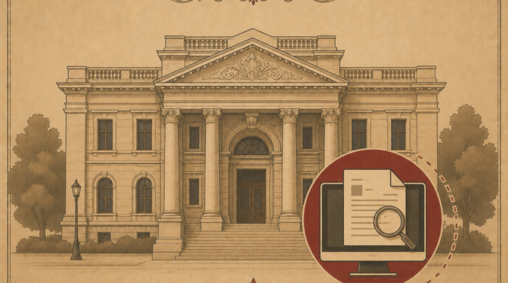 Illustration of the Hungaricana digital archive portal